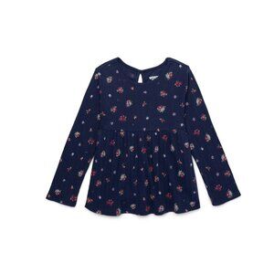 NWT Garanimals Toddler Girls Baby Doll Pointelle Top with Long Sleeves Size 5T